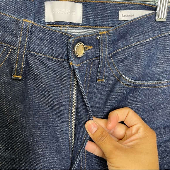 FRAME Denim Womens Le Italien Wide Crop Jeans Sz 25 - Picture 3 of 13